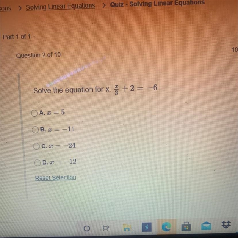 Solve the equation for x-example-1