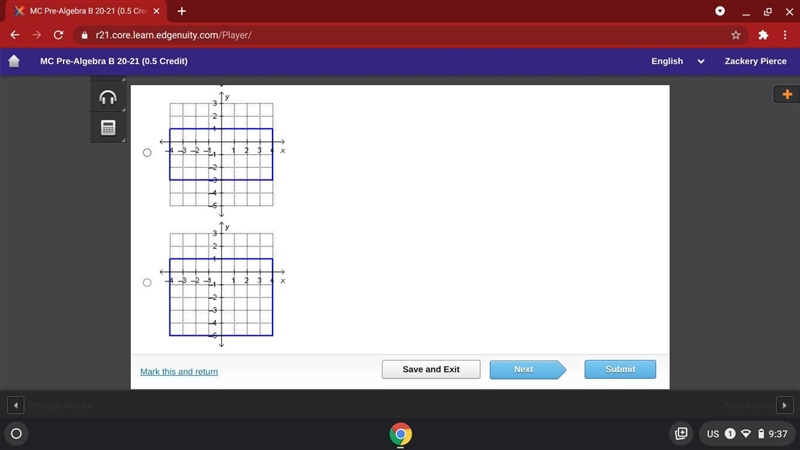 Plz help which one has a total of 40 square units-example-2