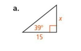 What is the value of x? Round to the nearest tenth. ​-example-1