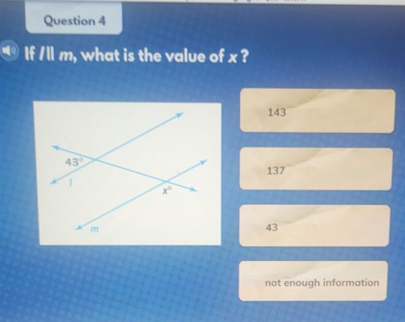 If / || m, what is the value of x ?​-example-1