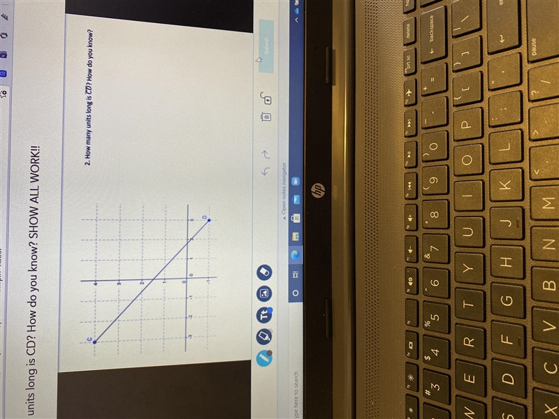 How many units long is CD? How do you know?-example-1