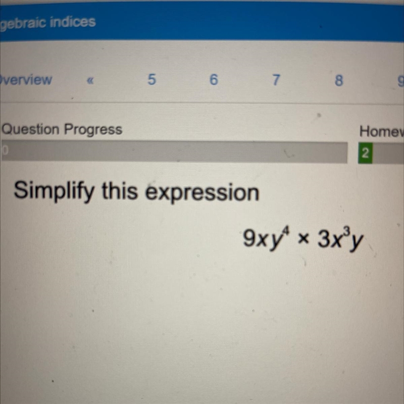 Simplify this expression-example-1