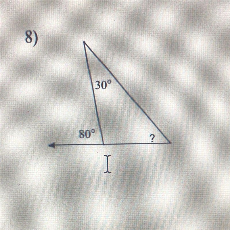 Find the measure of each angle indicated-example-1