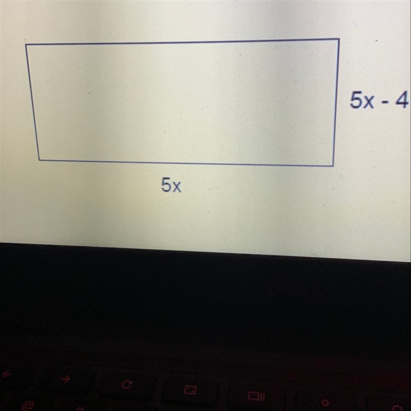 Use Polynomials to Find Perimeter & Area Find the area of this rectangle.-example-1