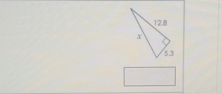 Find the value of x right triangle and trigonometry pythagorean theorem and its canvers-example-1