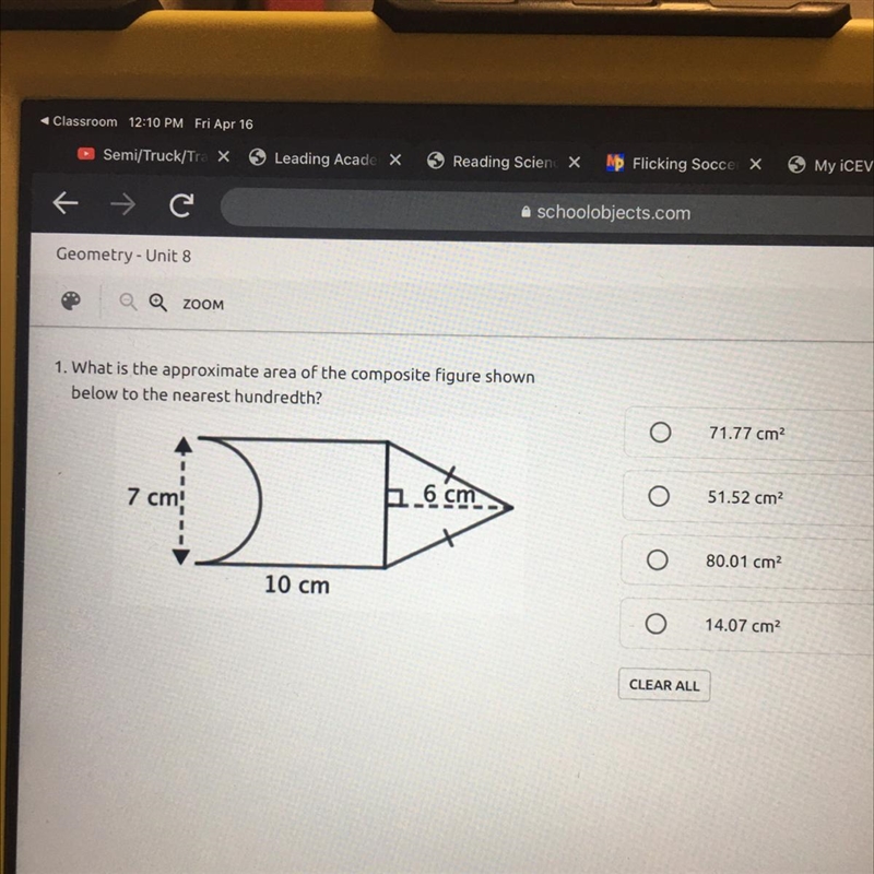 What is the approximate area?-example-1