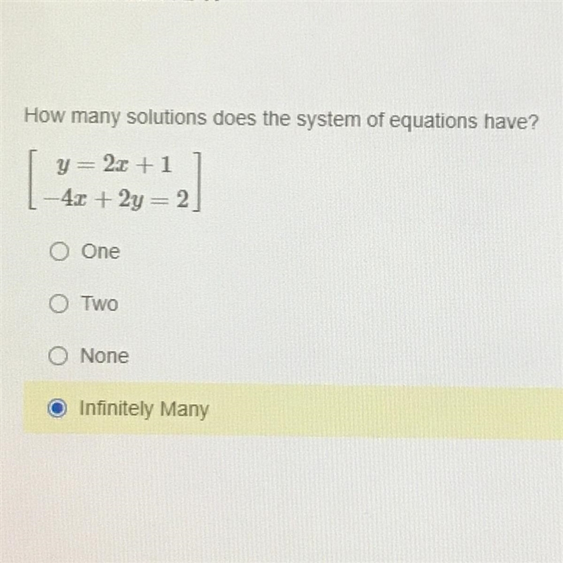 How many solutions does the system of equations have? Pls help :(-example-1