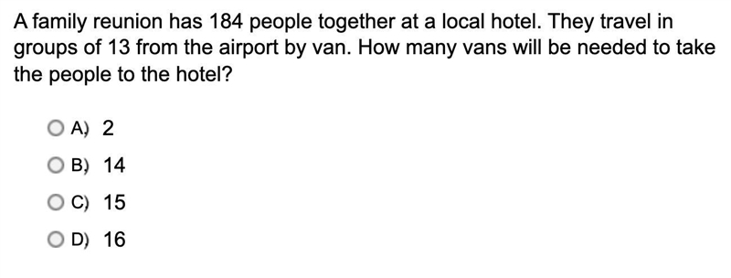 A family reunion has 184 people together at a local hotel. They travel in groups of-example-1