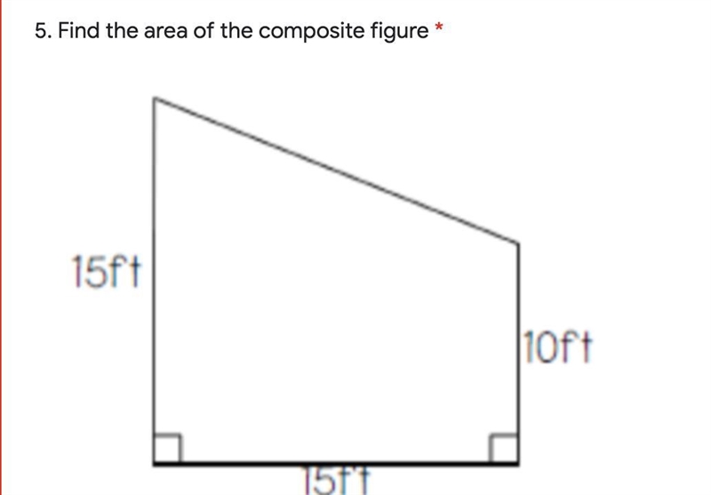 5. Find the area of the composite figure *-example-1