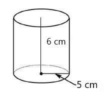 Find the exact volume of the cylinder? 471 cm³ 60π cm³ 180π cm³ 150π cm³-example-1