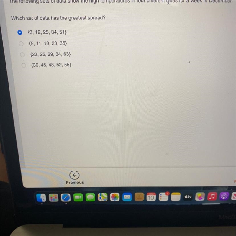 I need help math homework plz plz thx lol 6th grade spread means range-example-1