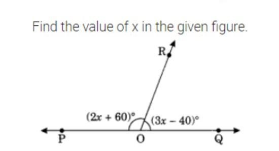 Find the value of x in the given figure​-example-1