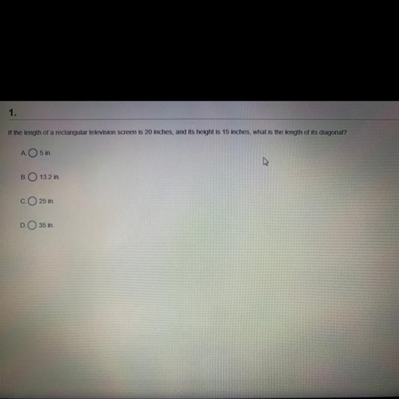 What is the length of it’s diagonal?-example-1