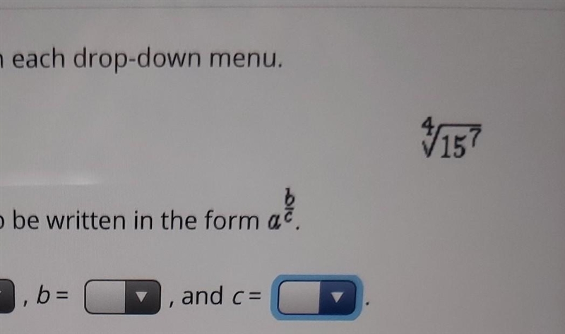 ^415^7 The expression above can also be written in the form 을 For this expression-example-1