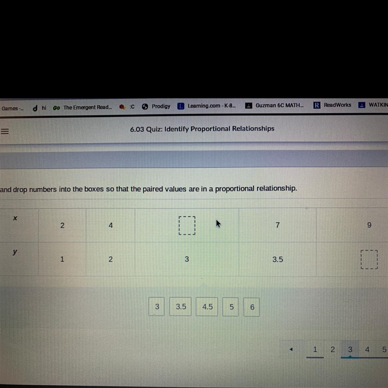 I NEED HELP!! Drag and drop numbers into the boxes so that the paired values are in-example-1