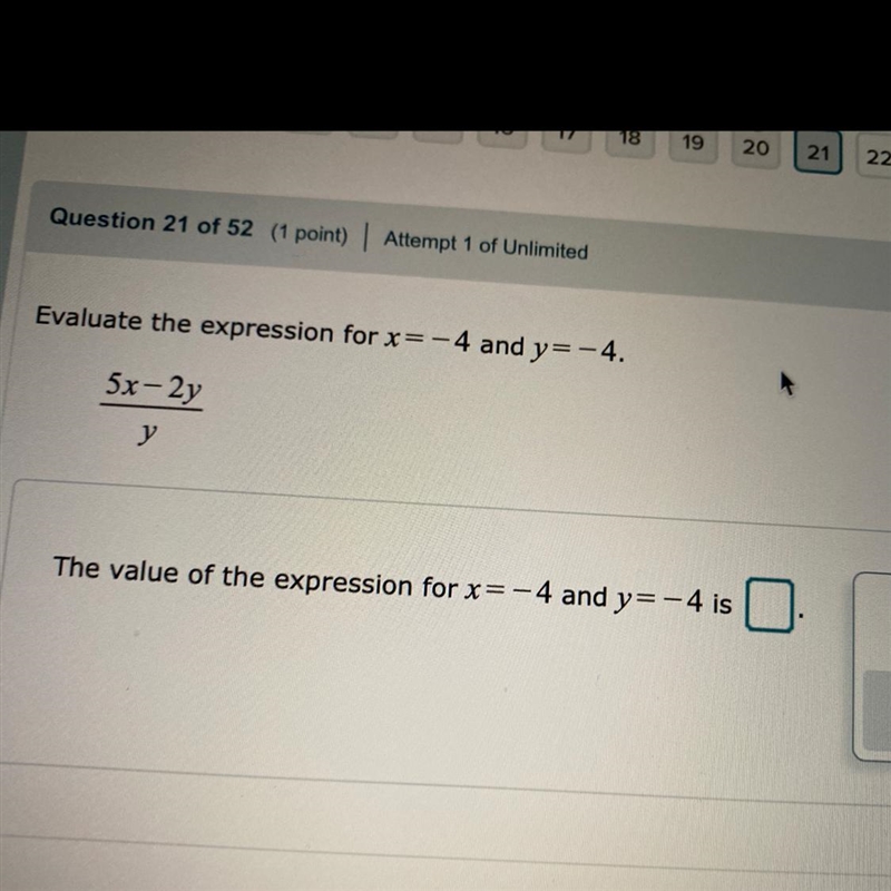 Evaluate the expression-example-1