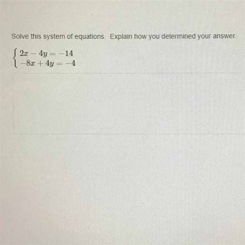 Pls help :( (It’s math) Solve the system of equations-example-1