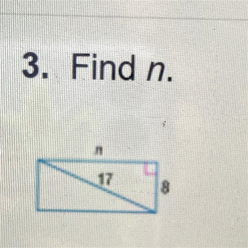 Can anyone help me please, I need to figure out the value of n with work shown-example-1