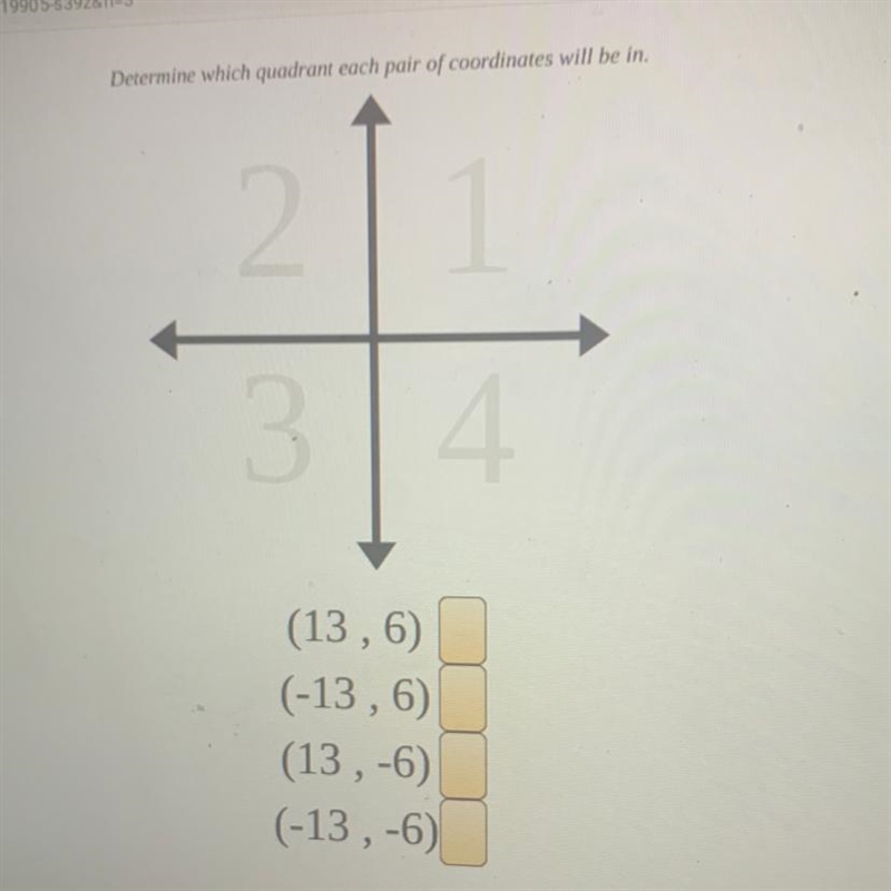 (13 , 6) (-13, 6) (13 , -6) (-13, -6)-example-1