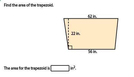 Find the area of the trapezoid-example-1