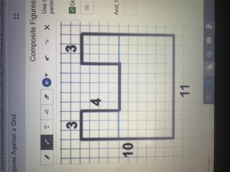 Whats the area of this shape?-example-1