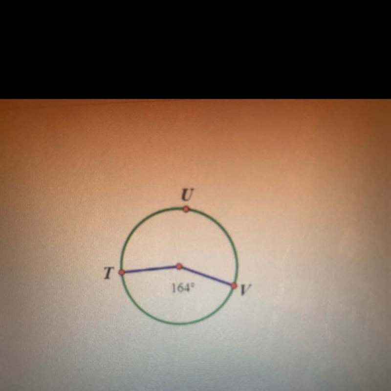 What is the measure of arc TUV-example-1