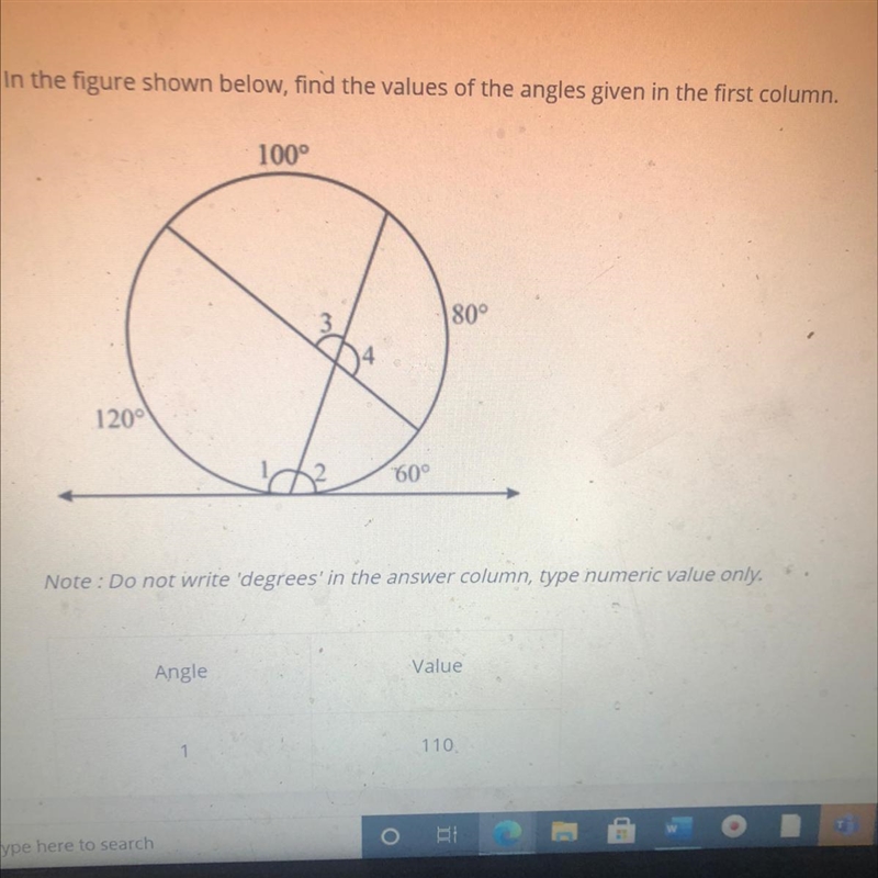 Can someone help me please thanks.One is already done for us at 110 can someone help-example-1