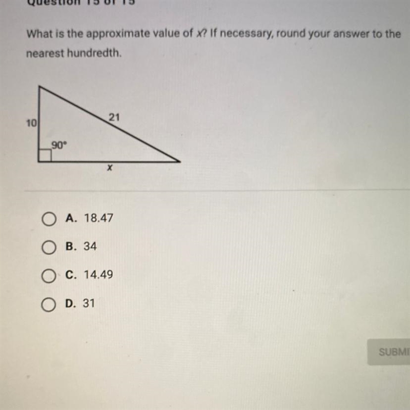 What is the approximate value of X? If necessary, round your answer to the nearest-example-1