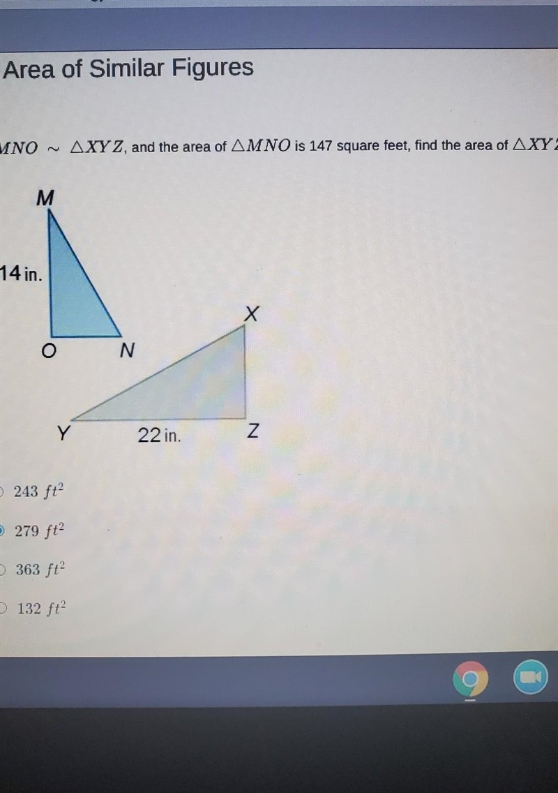 What is the area of xyz​-example-1