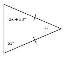 For the diagram below, set up an equation and solve for all missing variables, X and-example-1