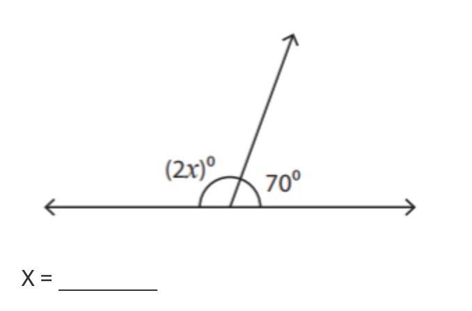 Find the Value of X (angles)-example-1