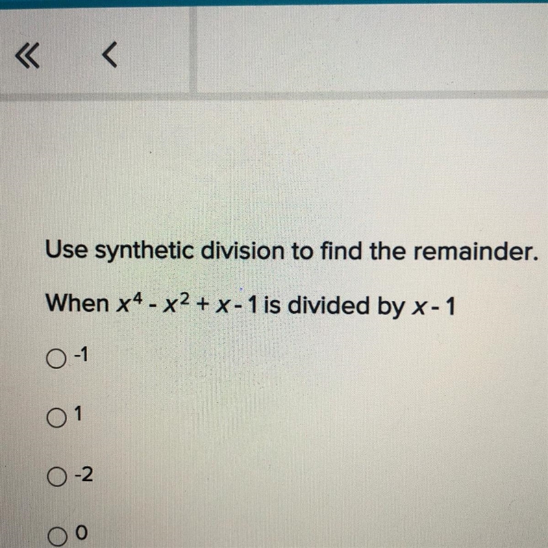 X^4-x^2+x-1 is divided by x-1-example-1