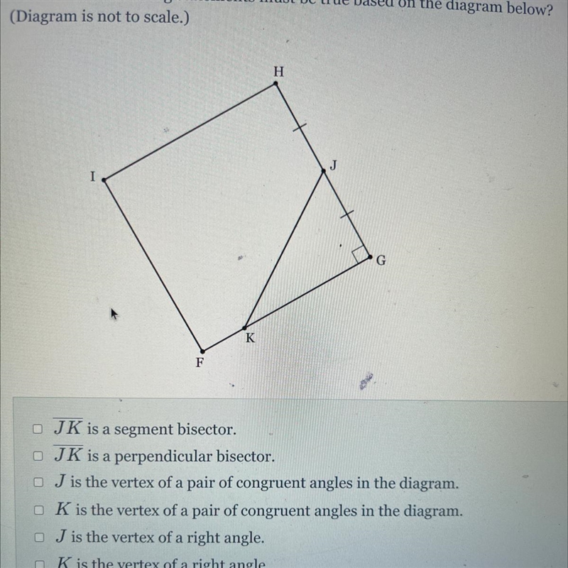 Which of the following statements must be true based on the diagram below? (Diagram-example-1