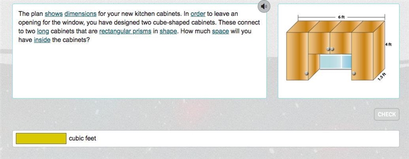 The plan shows dimensions for your new kitchen cabinets. In order to leave an opening-example-1