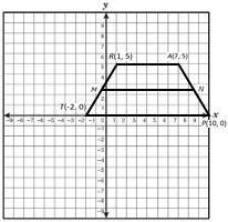 Trapezoid TRAP is shown on the grid below. What is the length of the midsegment MN-example-1