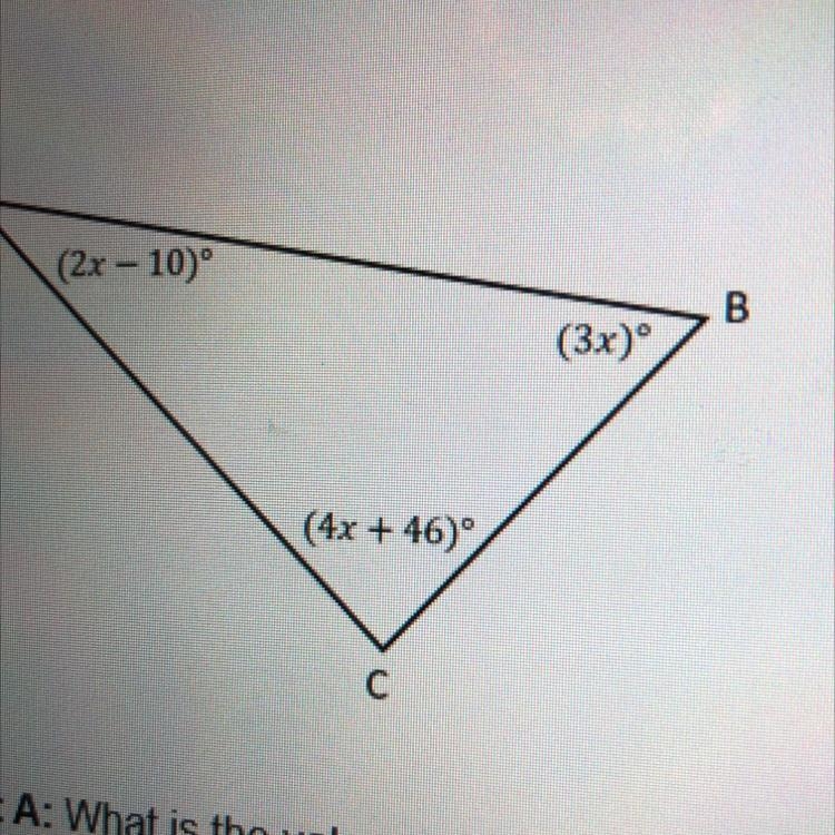 How to find the value of x in degrees HELP-example-1