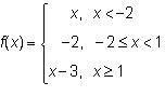 Which graph represents the following piecewise defined function?-example-1