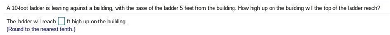 PLEASE HELP!! IT'S IN THE PIC, PYTHAGOREAN THEOREM: a² + b² = c² Thanks in advance-example-1