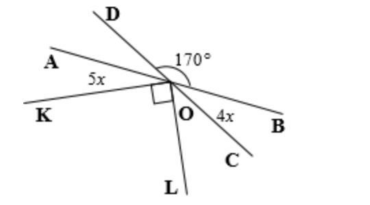 The following figures are not drawn to scale but AB and CD are straight lines. Find-example-1