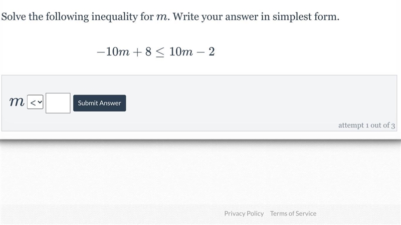 What does m equal?please help me.-example-1