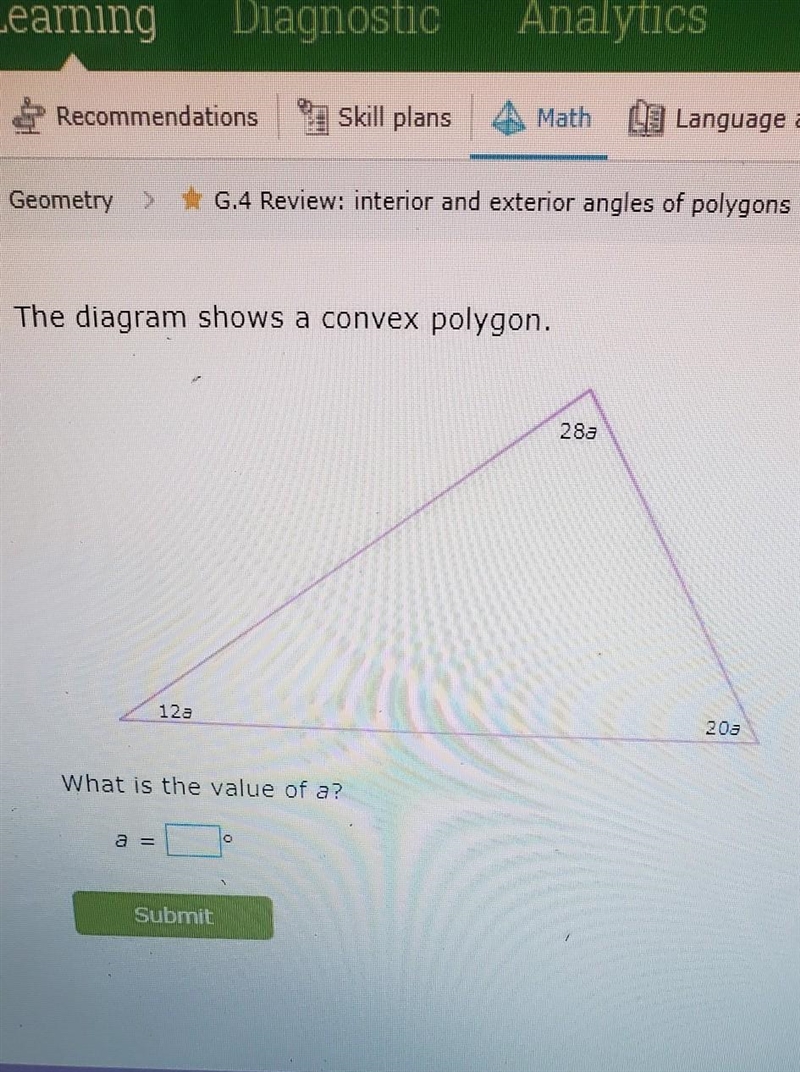 What is the value of a?​-example-1