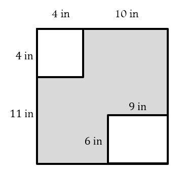 Find the area of the shaded region. Round your answer to the nearest tenth if needed-example-1