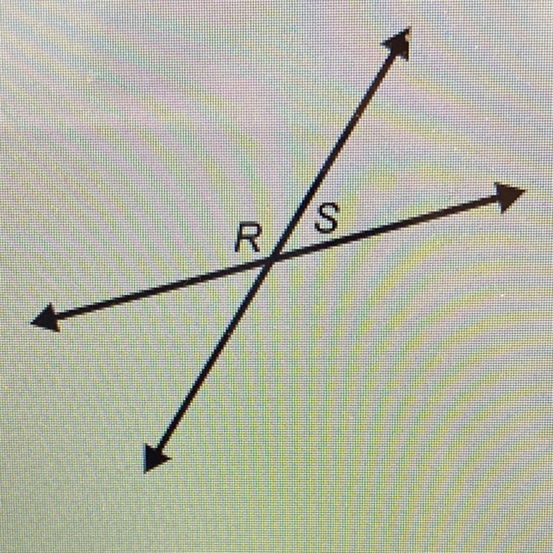 The measure of angle R is 129 degrees, What is the measure of angle S?-example-1