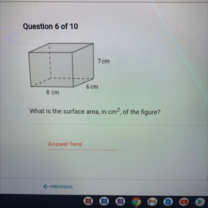 What is the surface area, in cm2, of the figure?-example-1