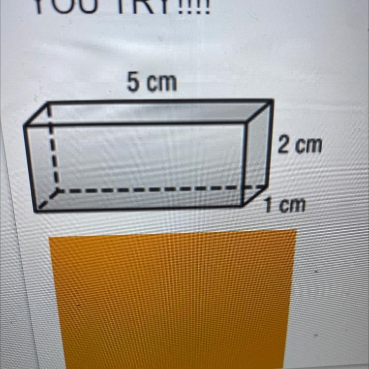 5 cm 2 cm 1 cm What is the answer help ASAP-example-1