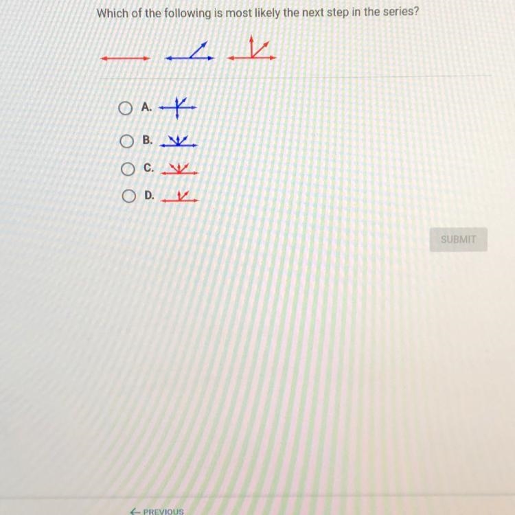 Which of the following is most likely the next step in the series?-example-1