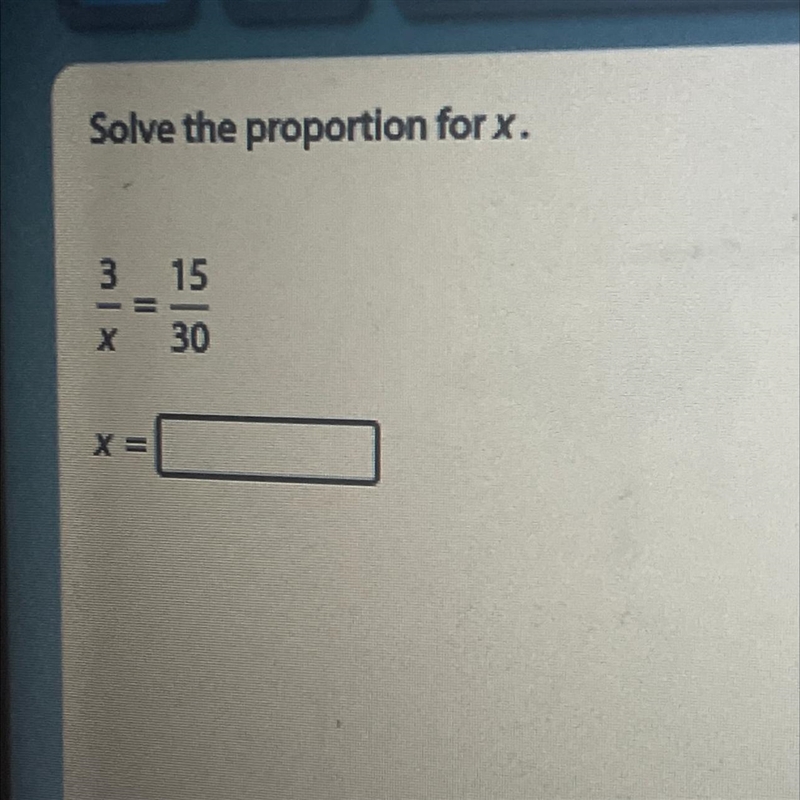 Solve the proportion for x-example-1