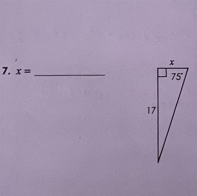 Solve for x. Round all answers to the nearest tenth.-example-1