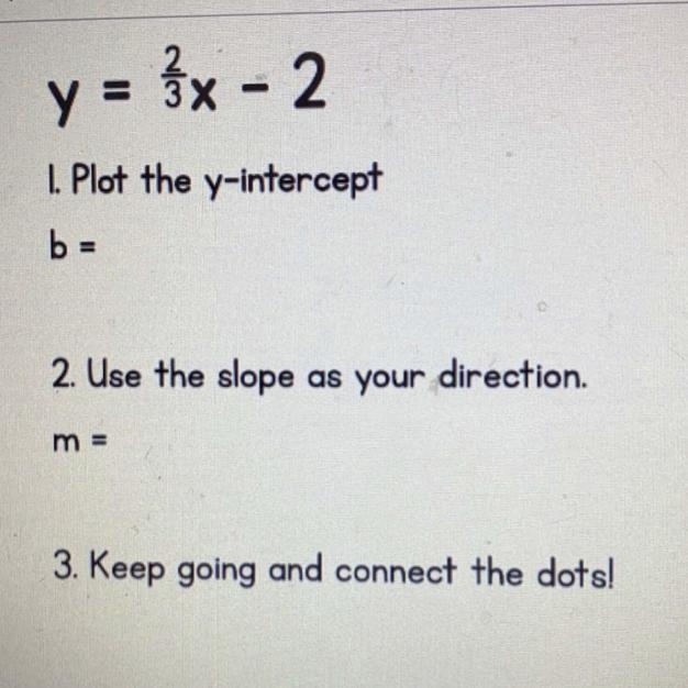 What is the y intercept?-example-1