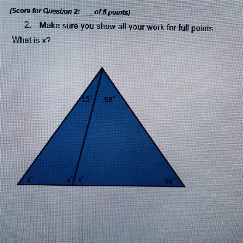 PLEASE HELP!!!!! What is x?-example-1